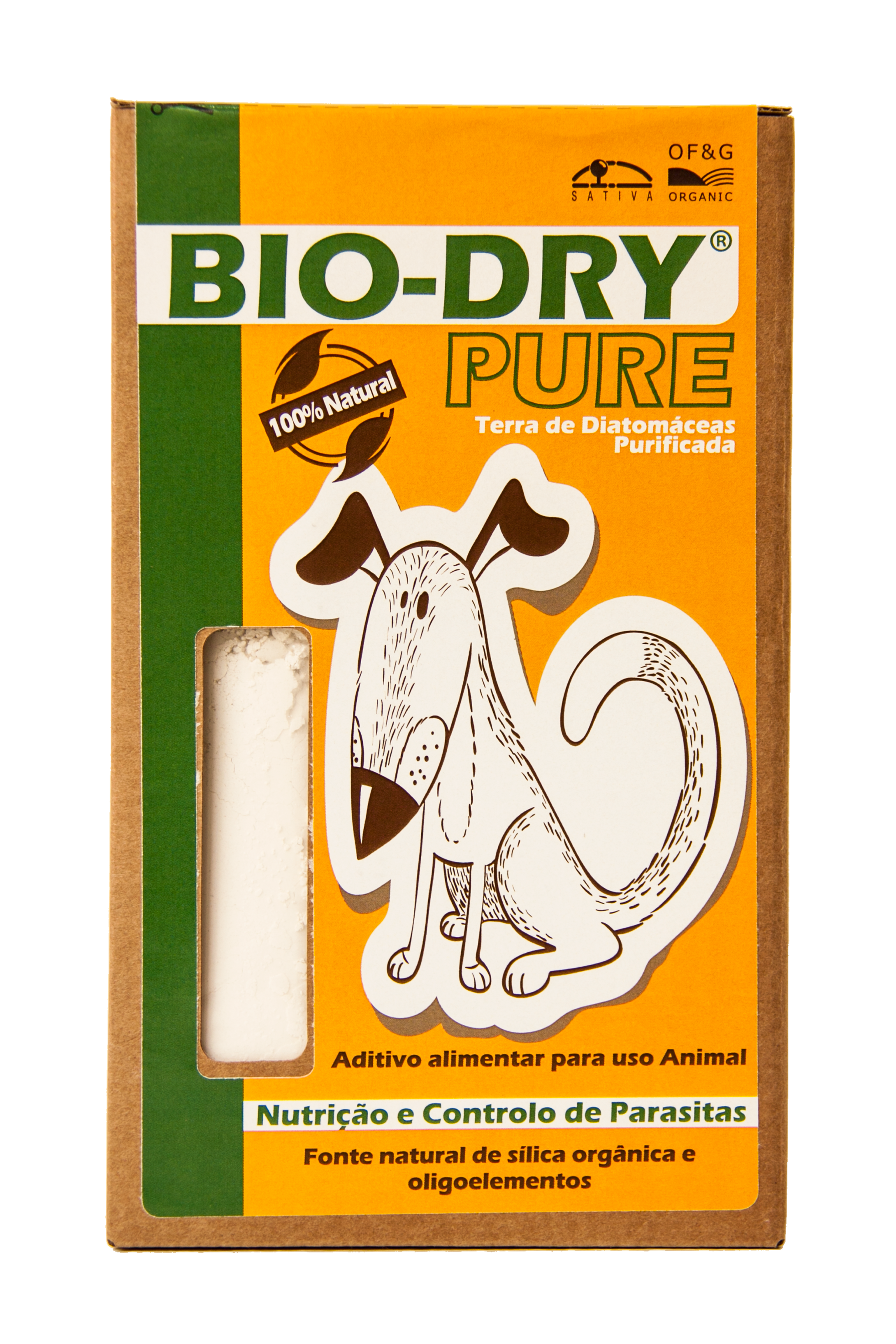 Bio-Dry Pure Terra de Diatomáceas Aditivo Alimentar
